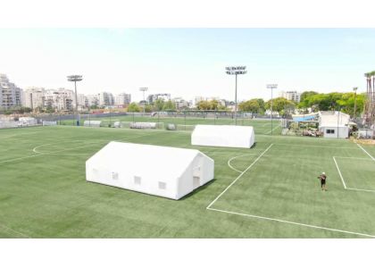 Versatile Outdoor Inflatable White Tent: 3D Design & Reliable Relief Solutions