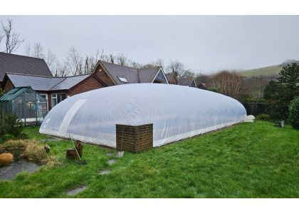 My UK Pool Was Only Usable for 8 Weeks a Year — Until I Installed an Inflatable Pool Dome