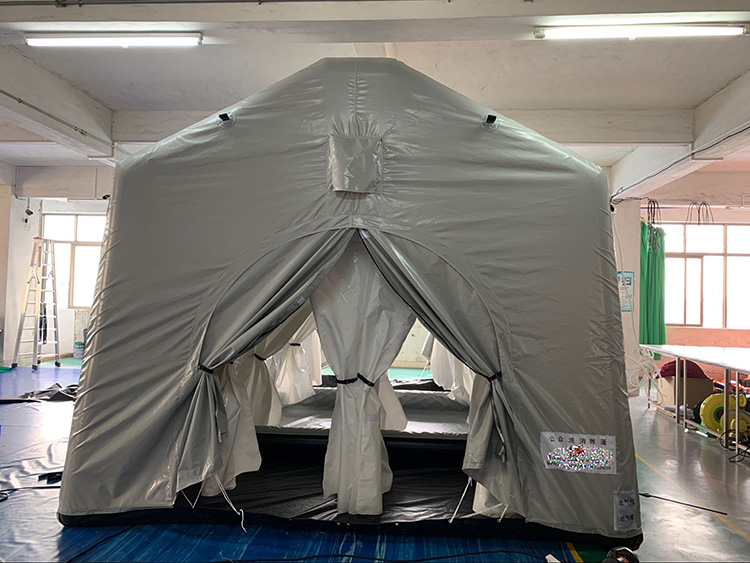 inflatalbe decontamination tent