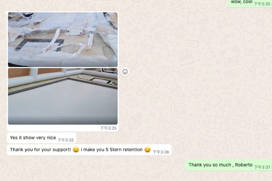 Customer Testimonial Screenshot