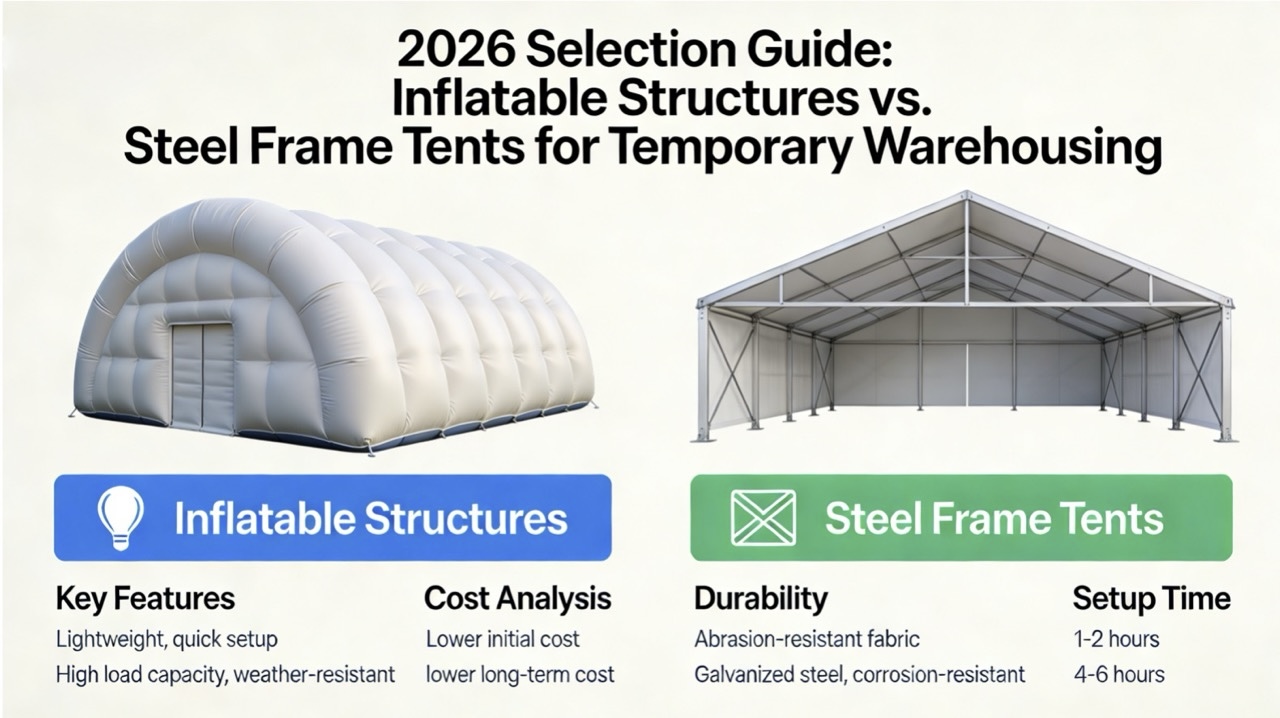 inflatable warehouse installation process