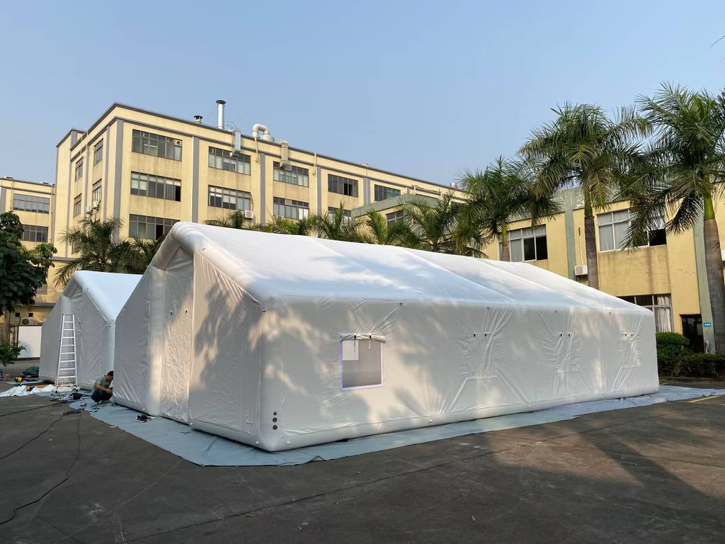 temporary inflatable warehouse storage building