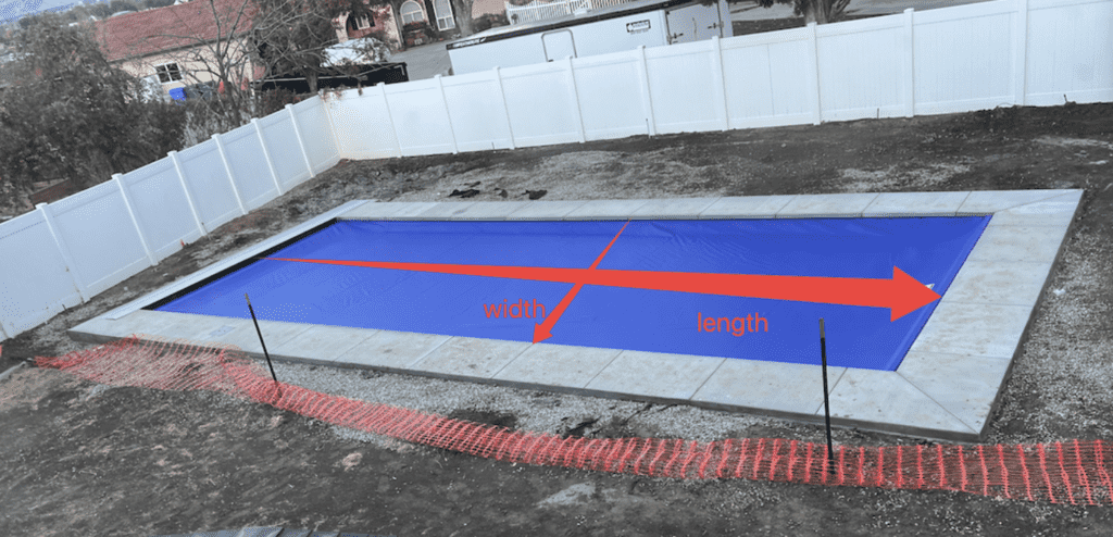 How to measure standard rectangular and square swimming pools