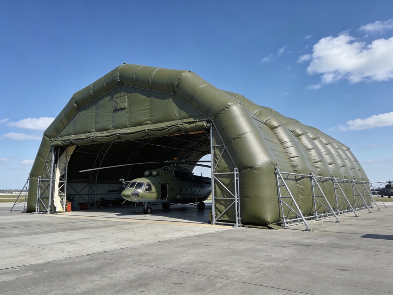 Inflatable Aircraft Maintenance Hangars