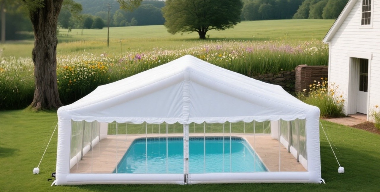 Inflatable Cover Tent For Pools