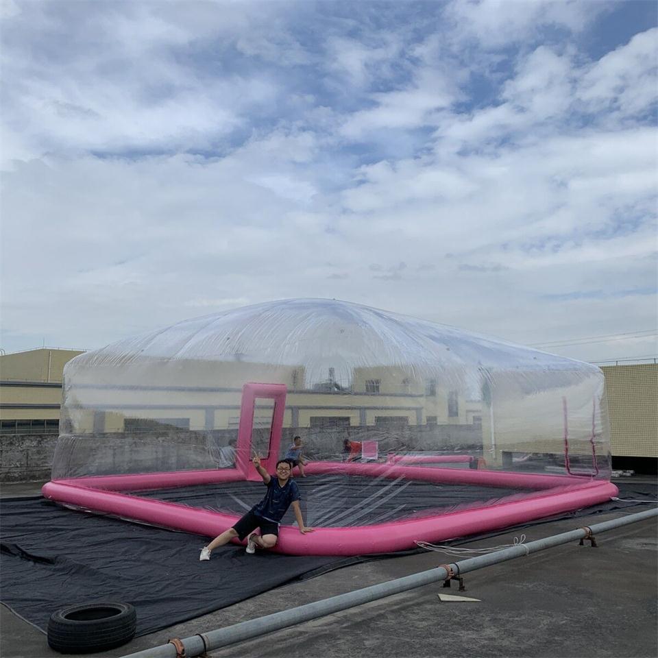 inflatable pool house