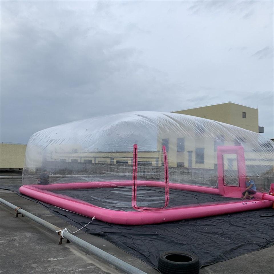pool bubble enclosures