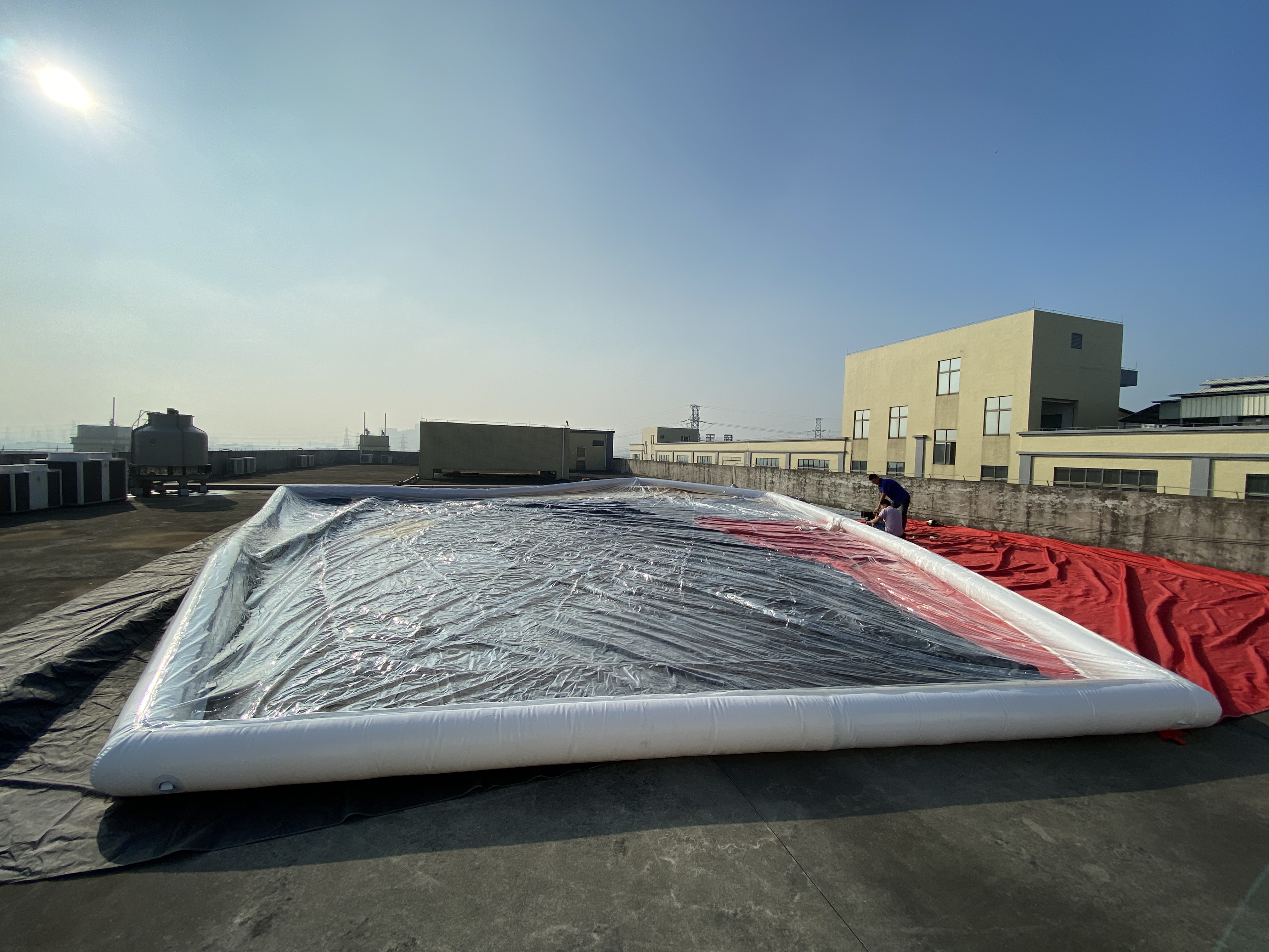 inflatable pool cover dome for outdoor swimming pools