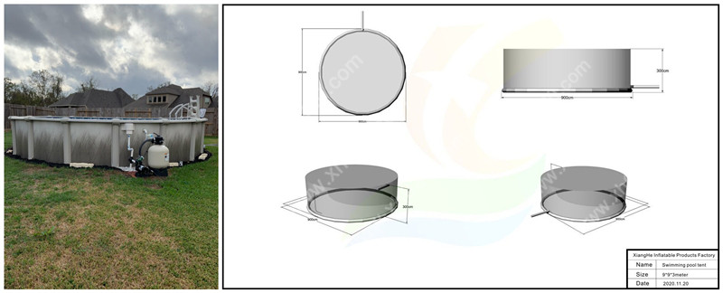 swimming pool cover design