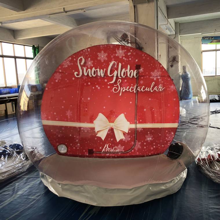 Outdoor Inflatable Christmas Snow Globe
