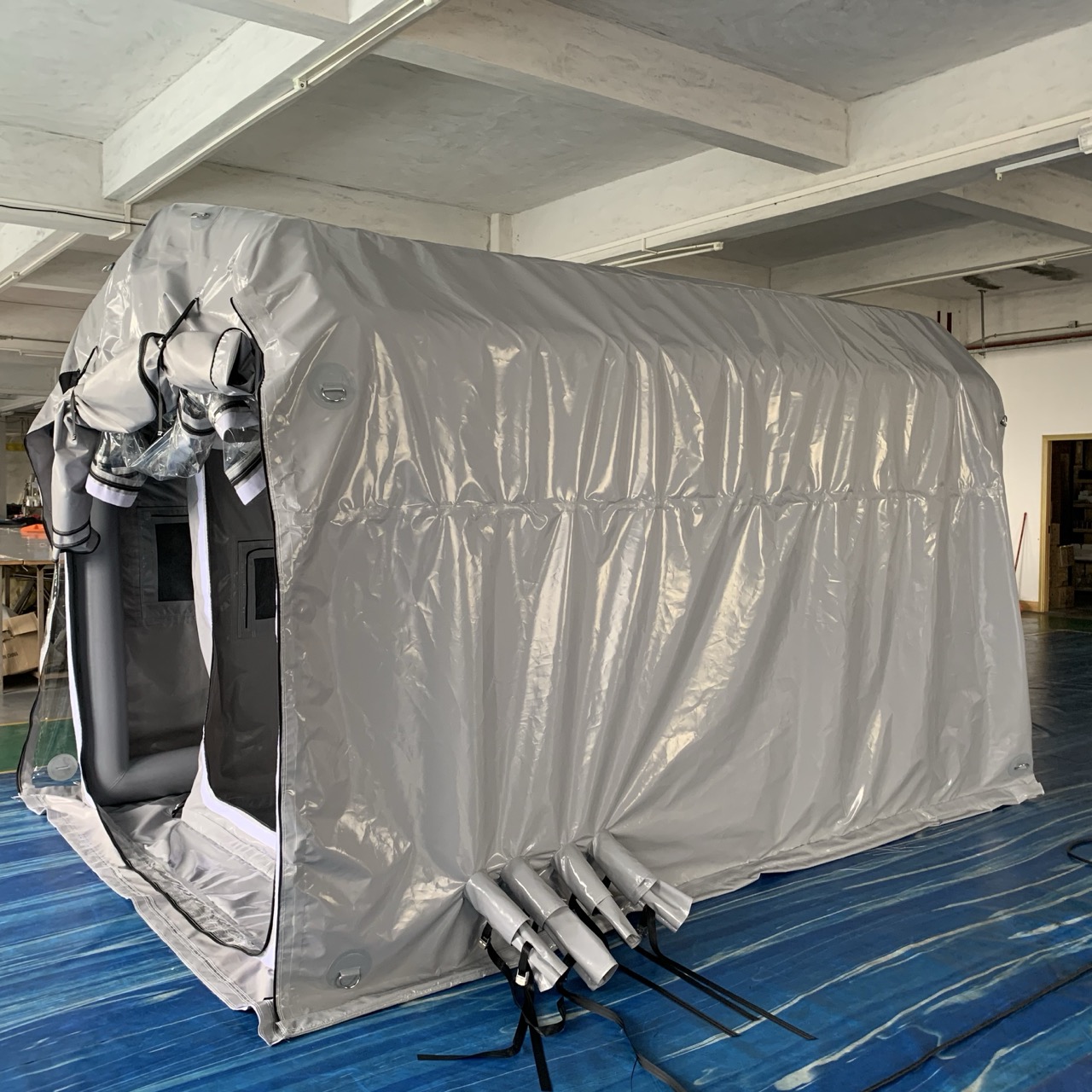 DIY spray paint tent