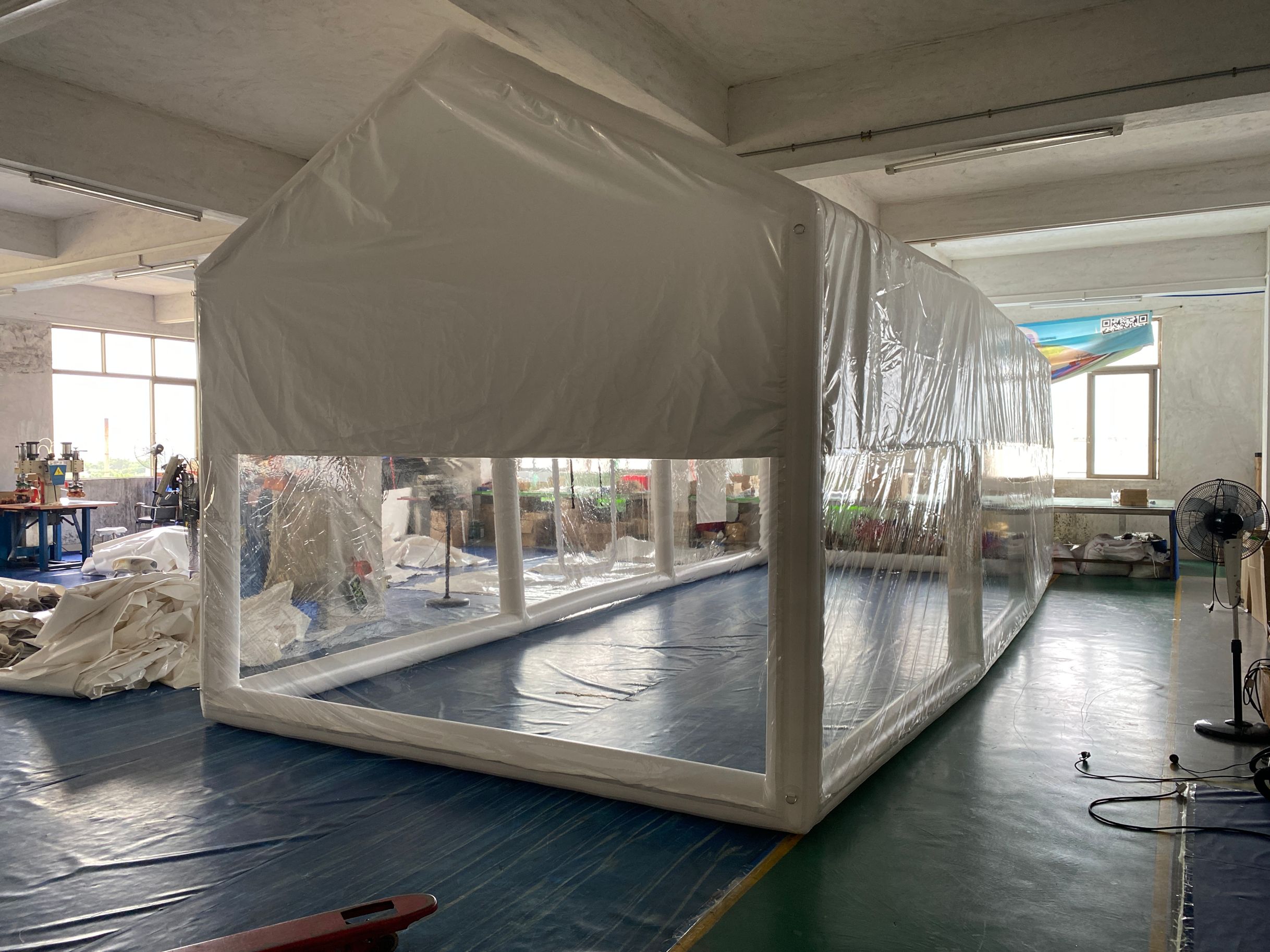 PVC pool shelter