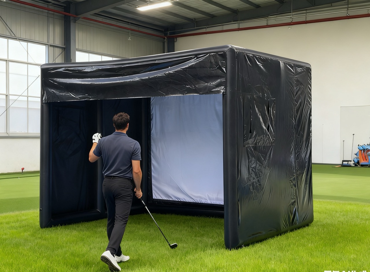 Inflatable Golf Simulator Enclosure Tent