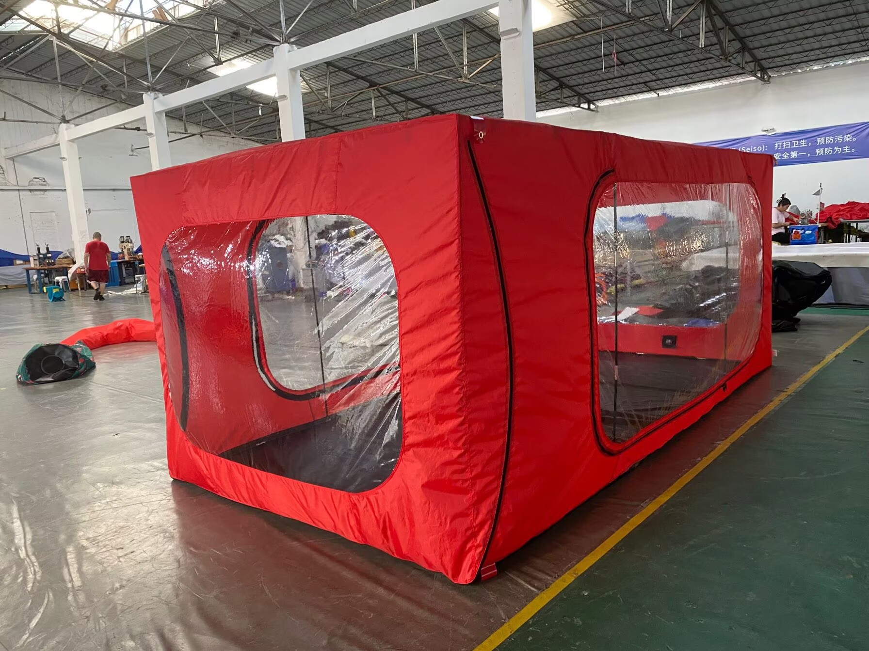inflatable frame vehicle cover