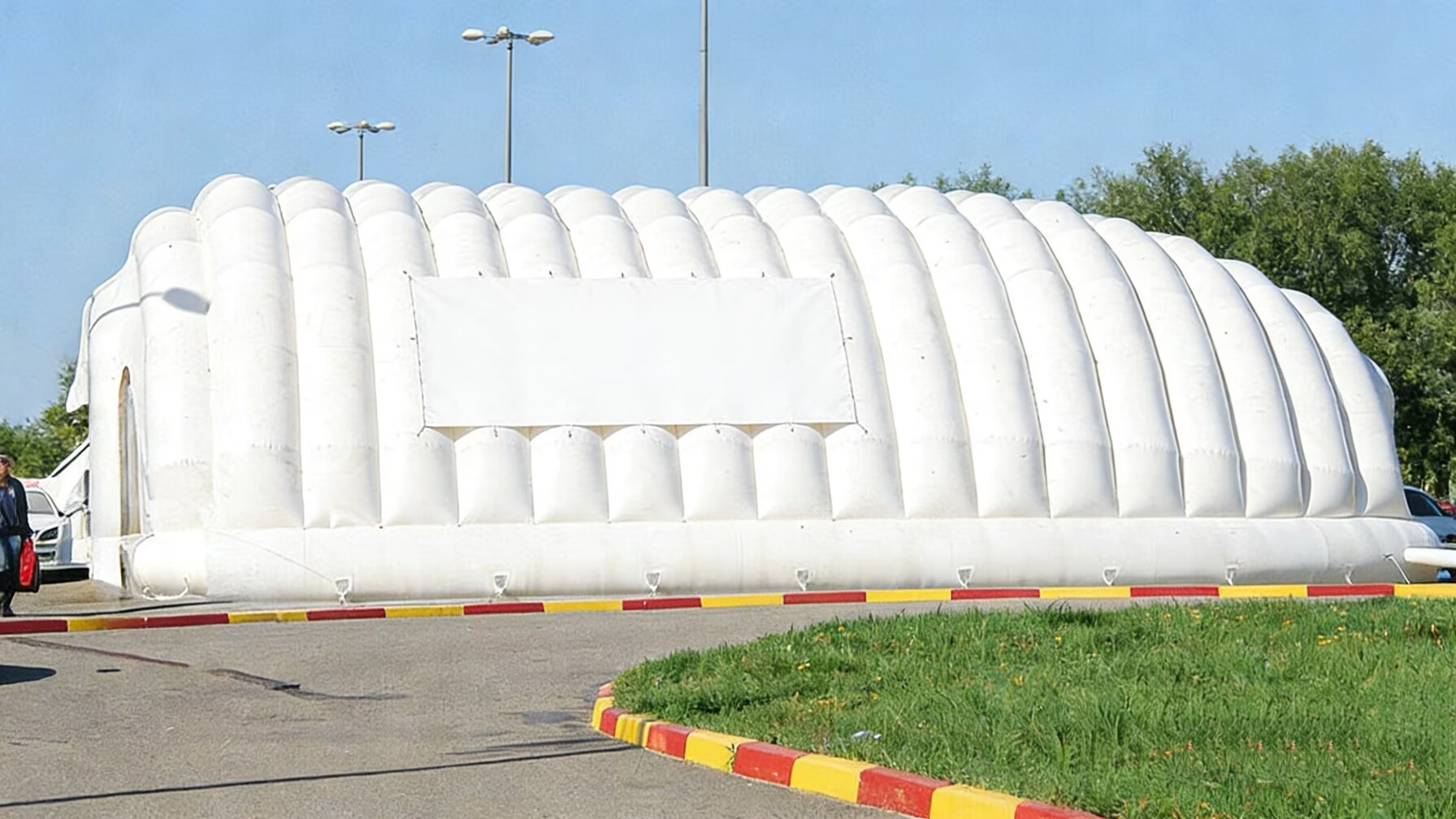Custom large inflatable storage warehouse