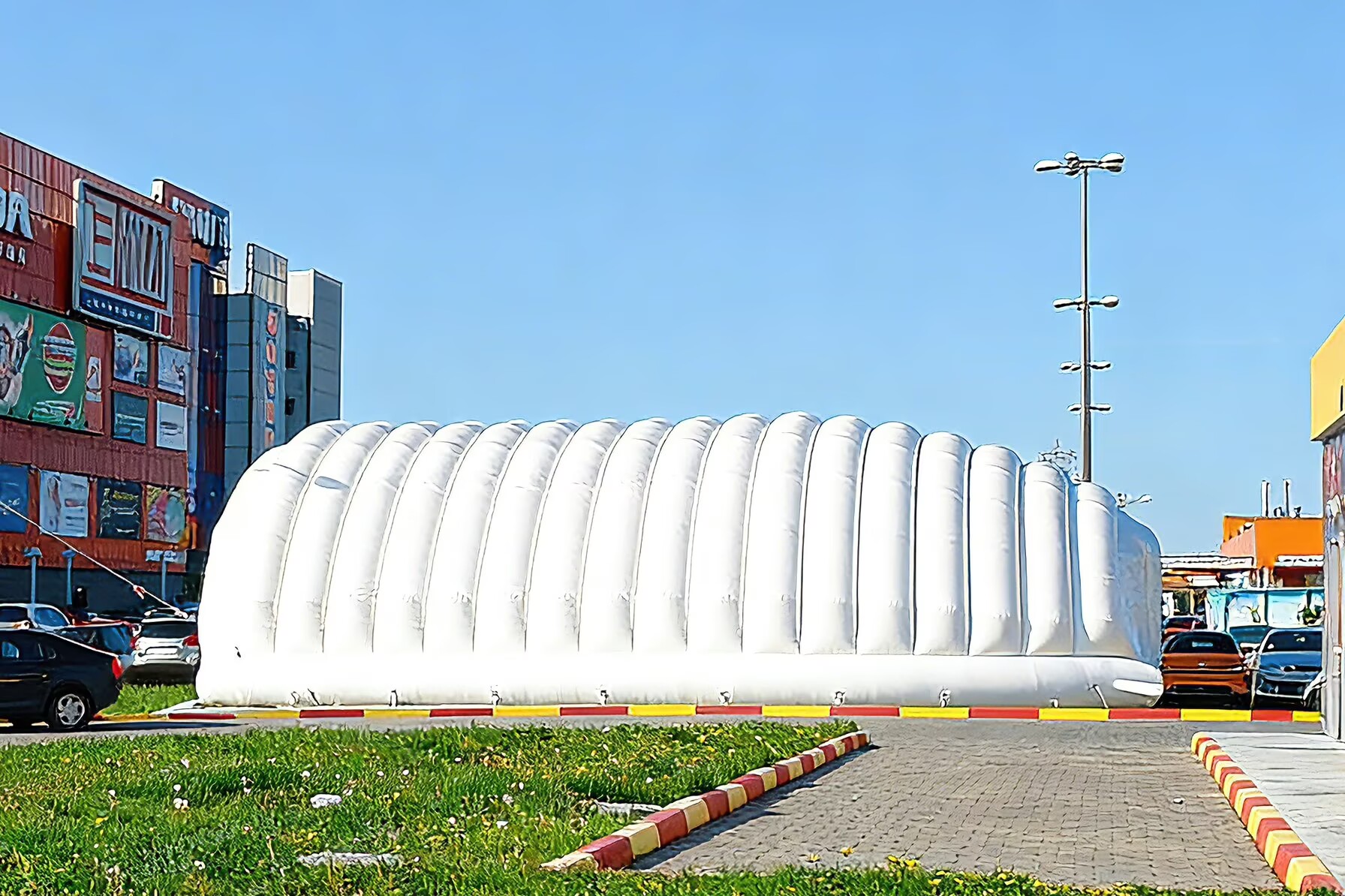 Custom large inflatable storage warehouse