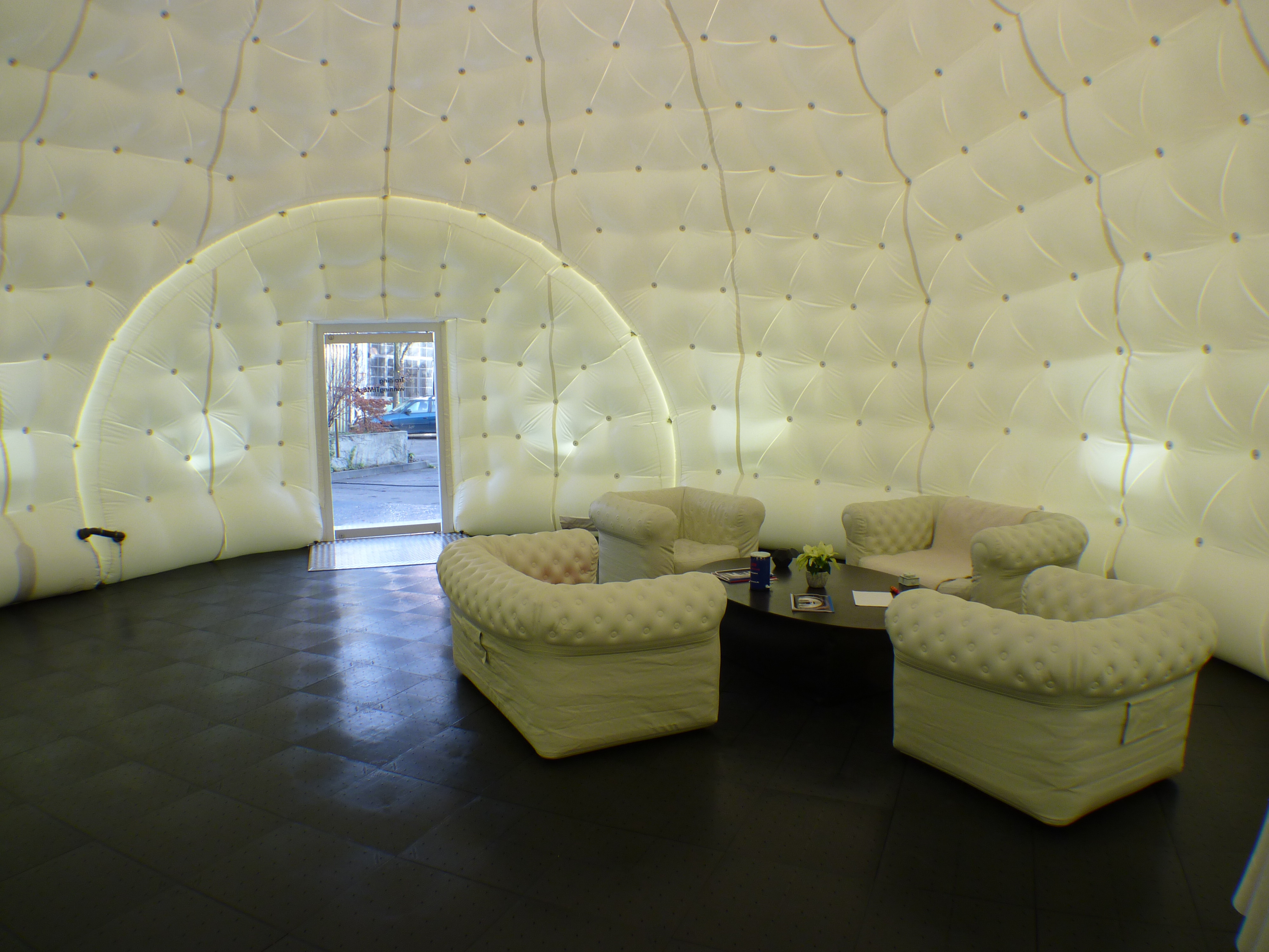 Inflatable White Bubble Dome
