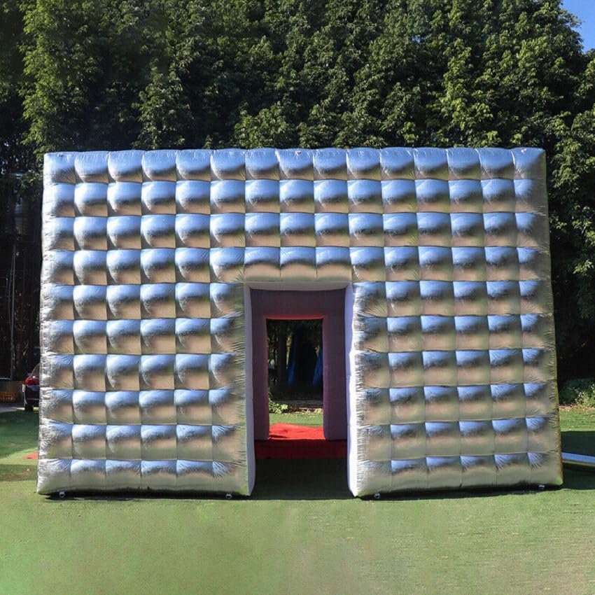 Silver Inflatable Cube
