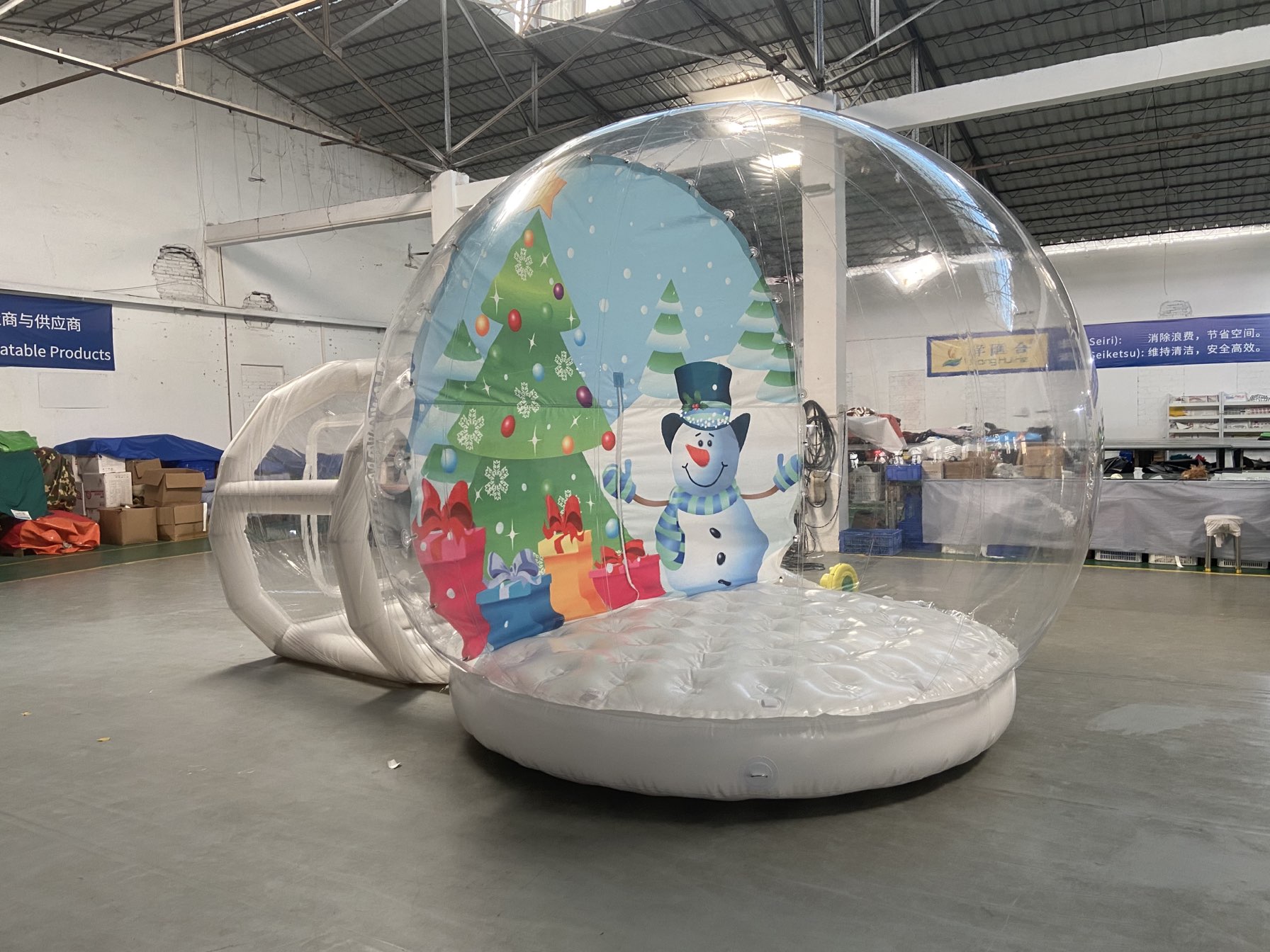 Snowman Inflatable Globe