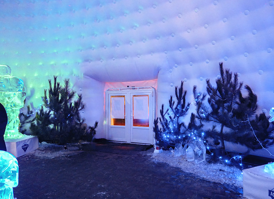 Custom inflatable dome