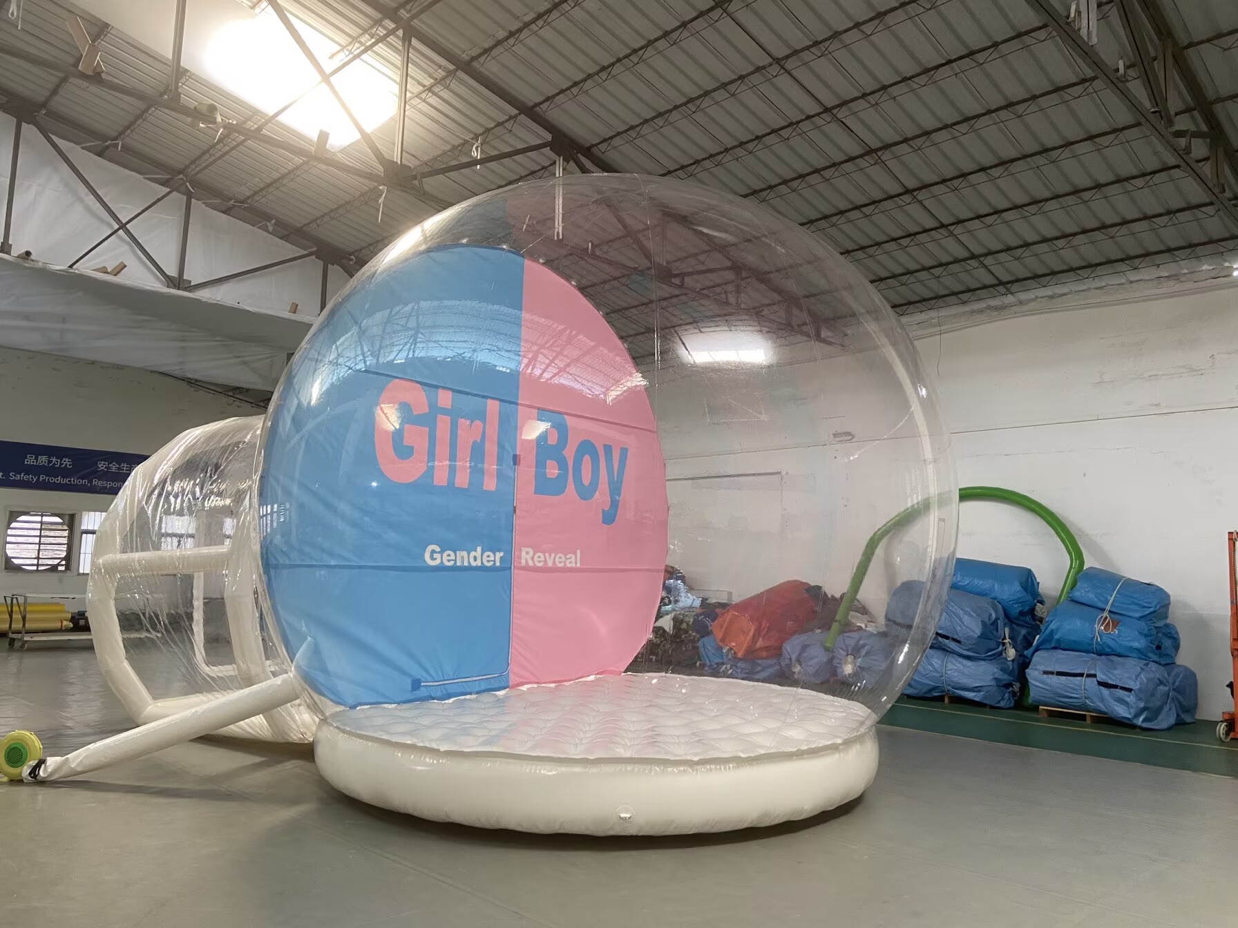 inflatable snow globe tunnel
