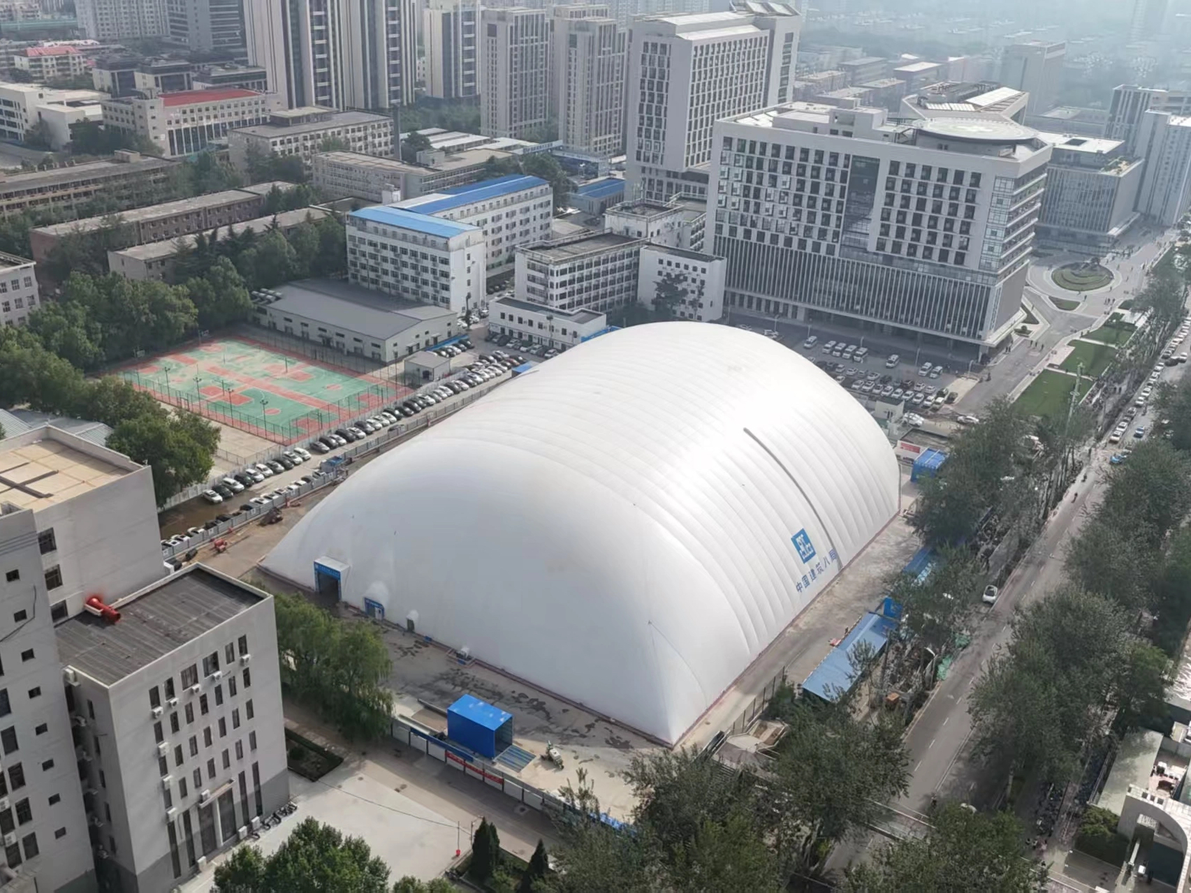 foundation pit air dome