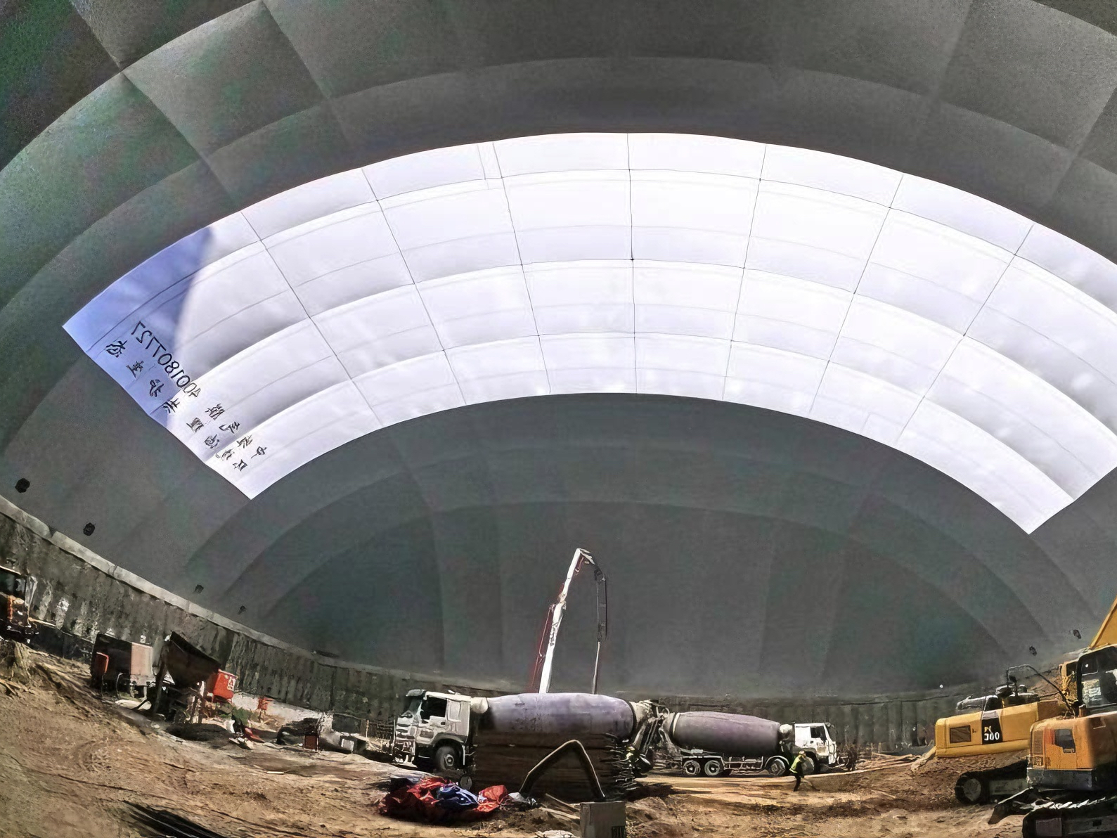 foundation pit air dome