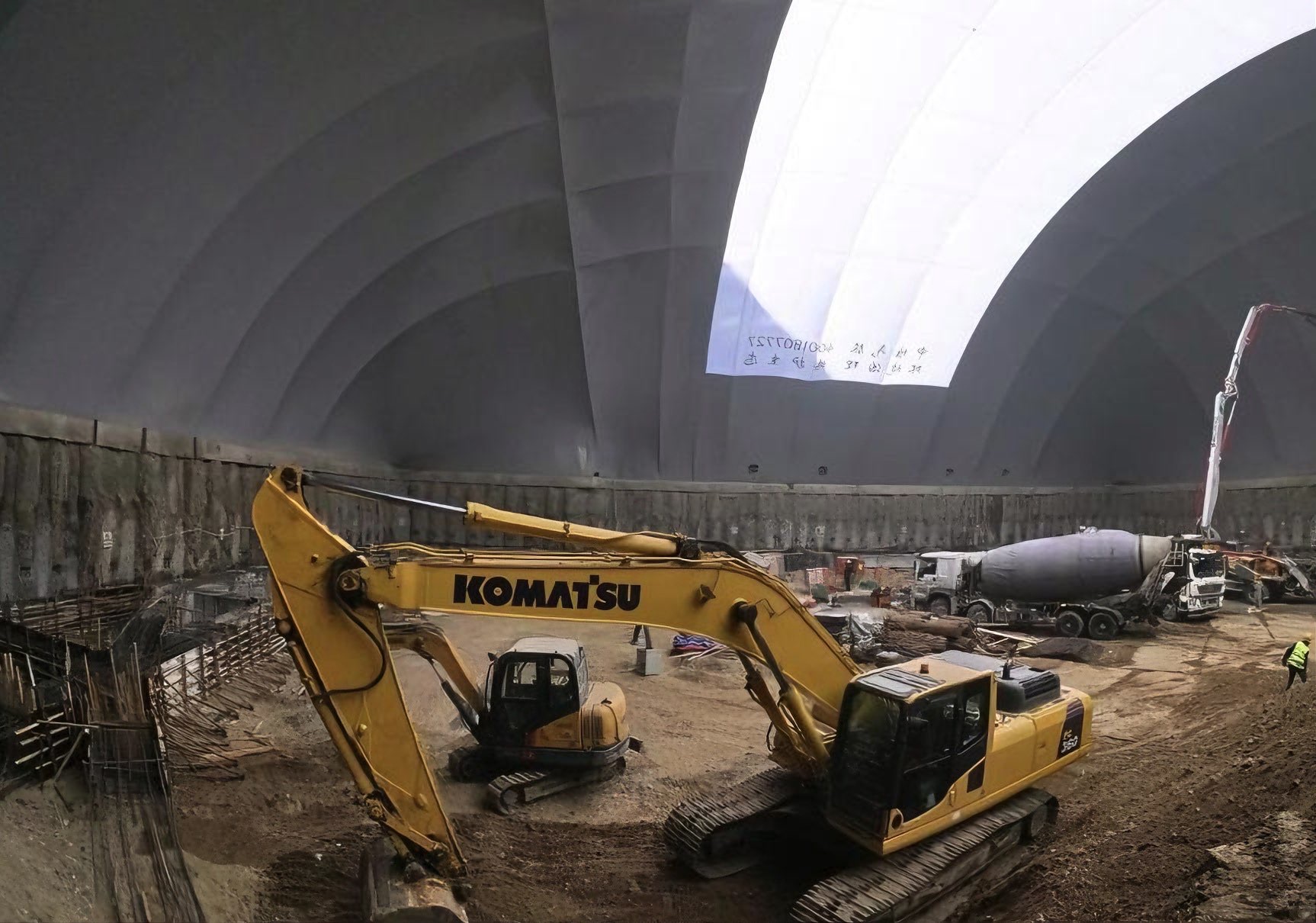 construction air dome
