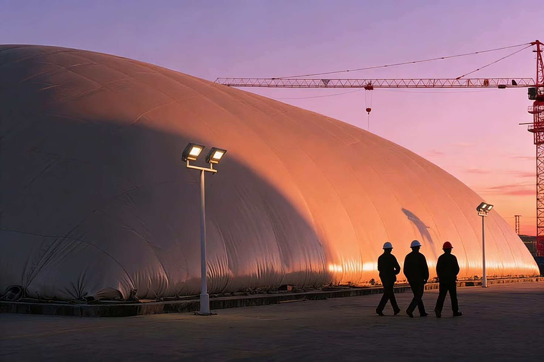 construction dust control dome