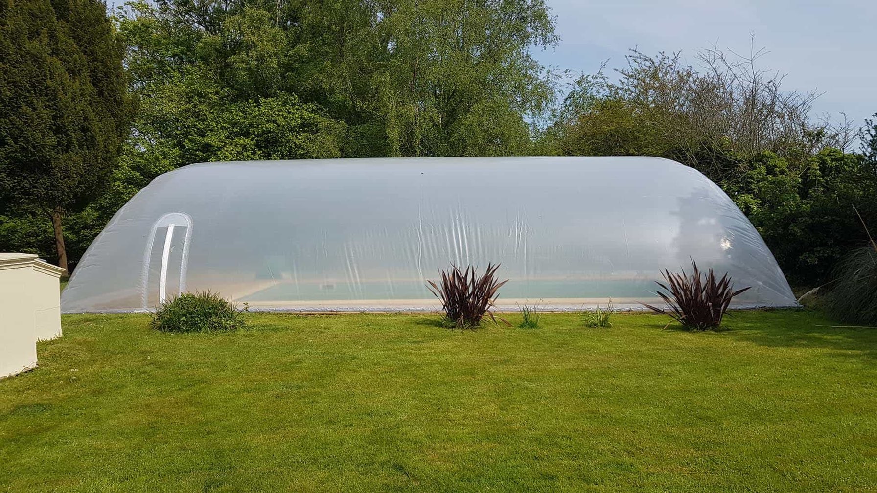 backyard pool air dome enclosure