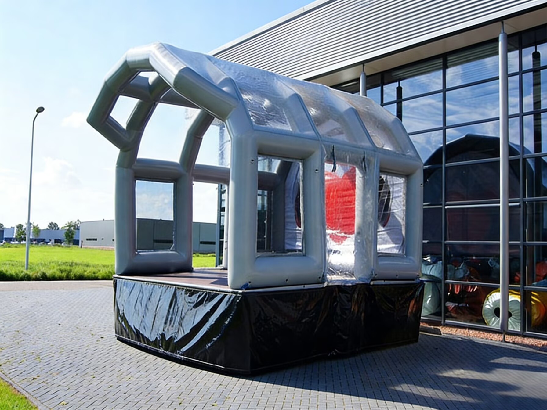 Portable stage tent for outdoor gathers
