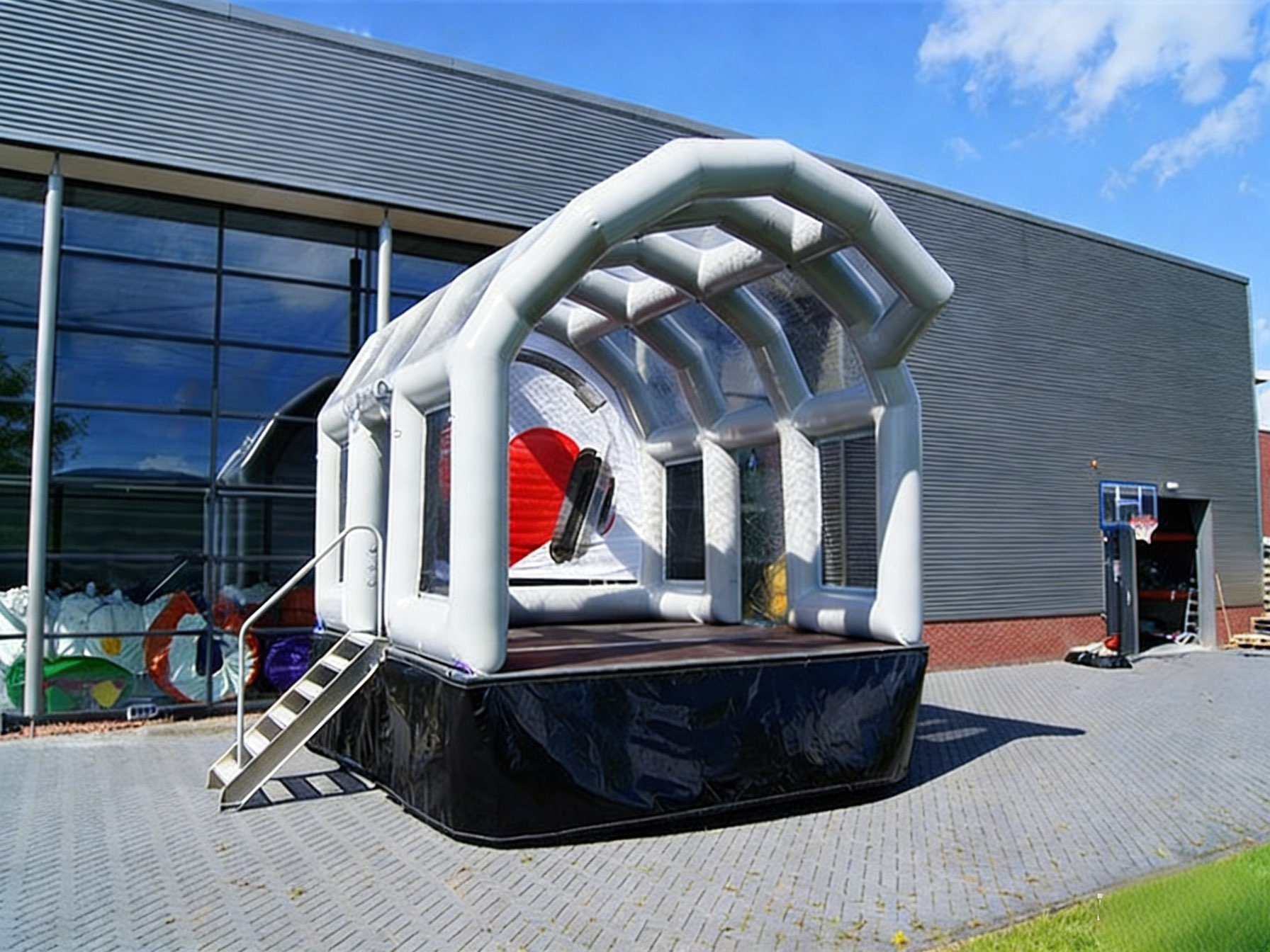 Small event inflatable tent detail