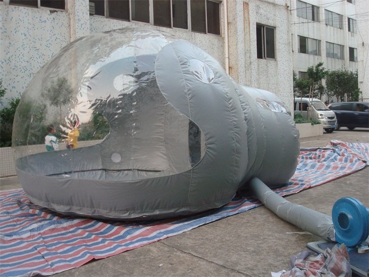 clear inflatable tent