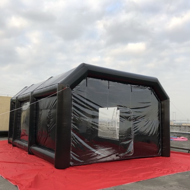 Spray booth for automotive parts