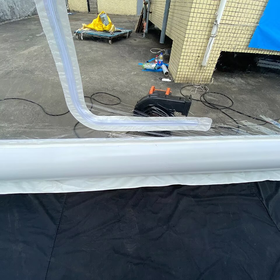 Air dome pool cover