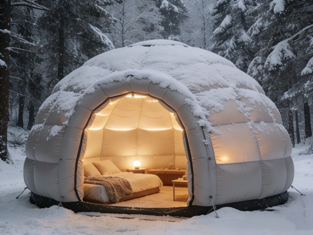 Luxury 6m inflatable dome