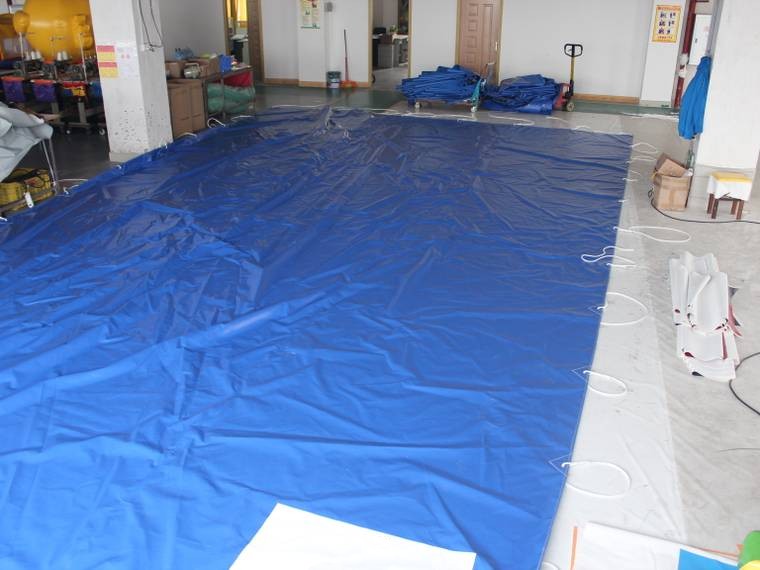 Inground tarp pool cover