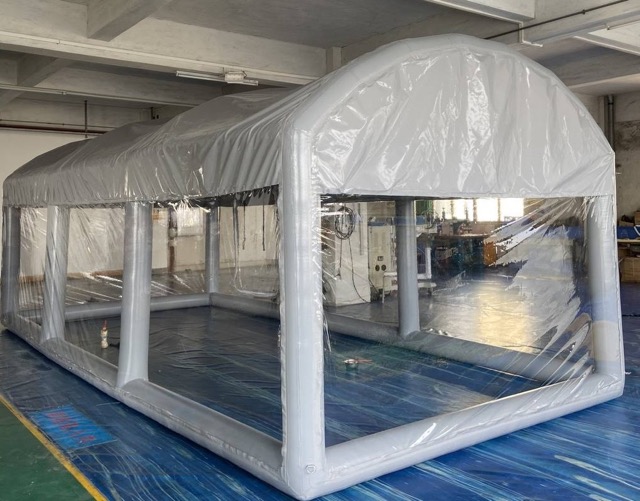 7x3.5m winter use air dome swimming pool covers