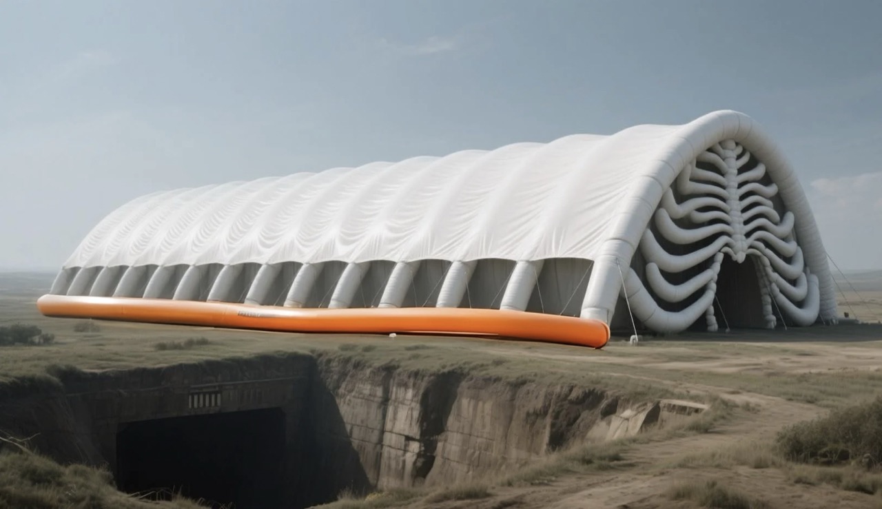 Inflatable tents for archaeology