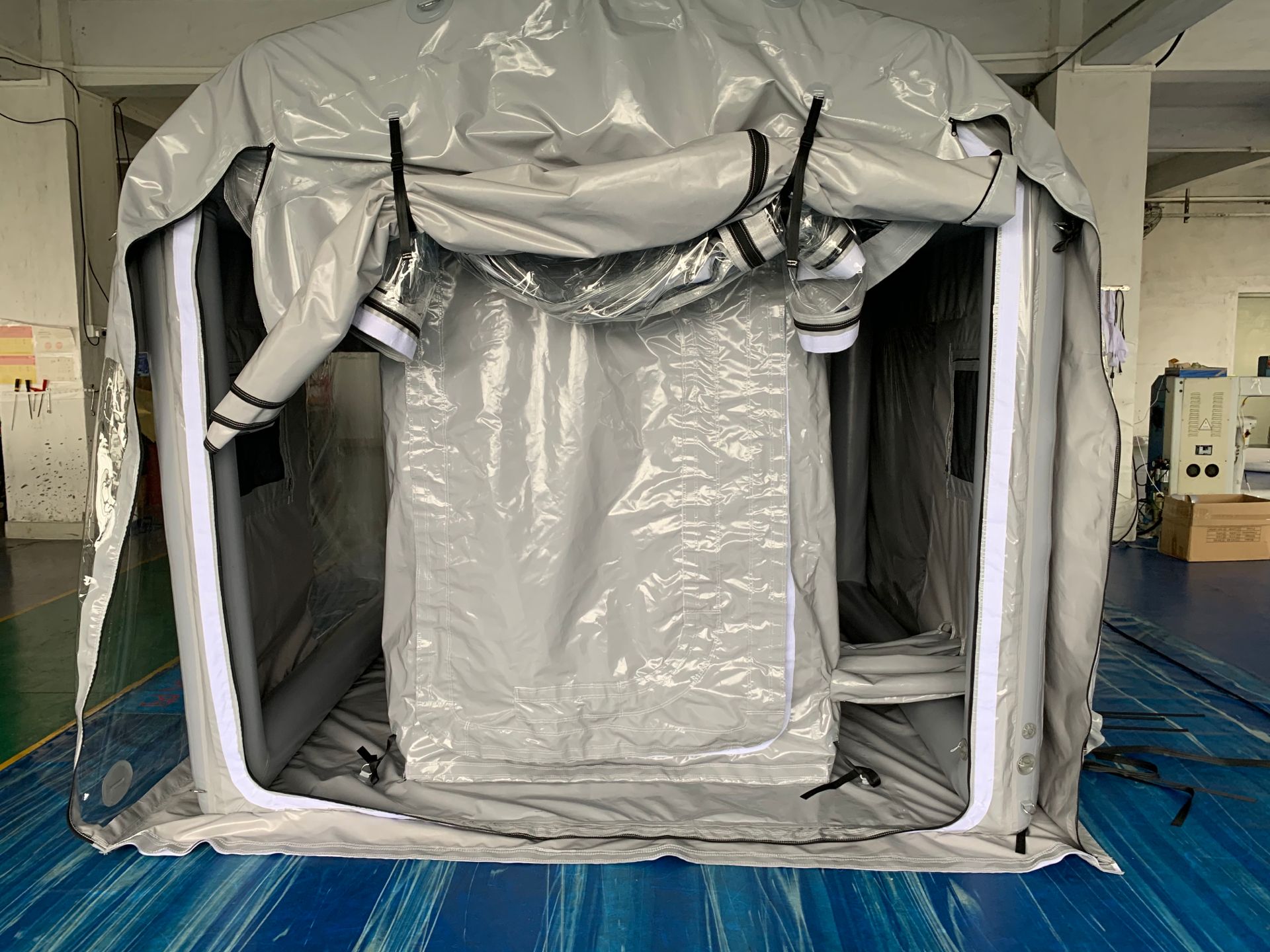 Inflatable Spray Paint Booth Portable PVC Dust-Free Tent for Automotive DIY