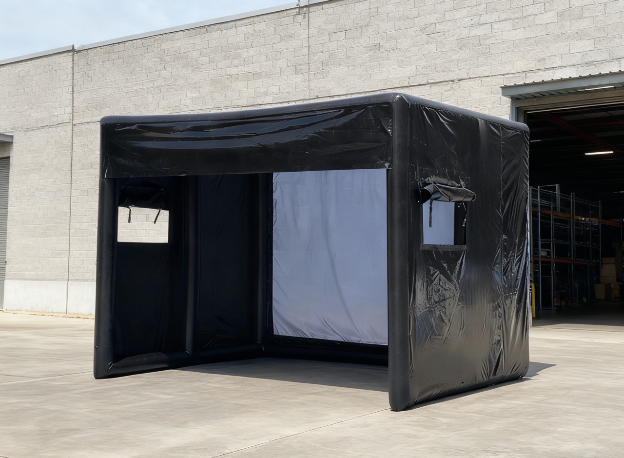 Inflatable Golf Simulator Enclosure Tent/Screen Outdoor Home Use