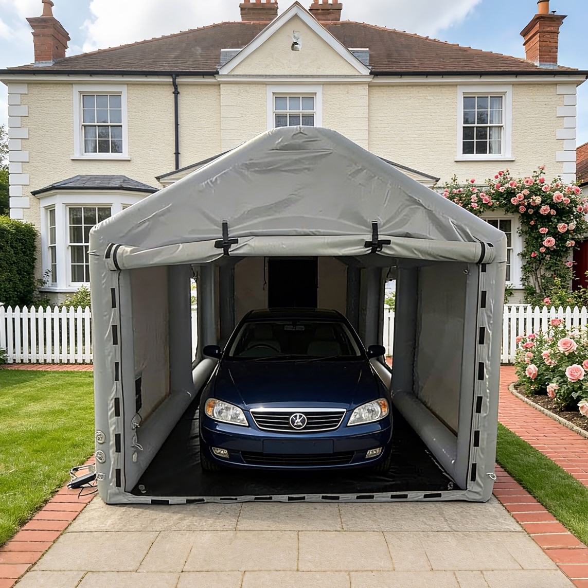 5×2.3×2.1M Grey Airtight Car Tent