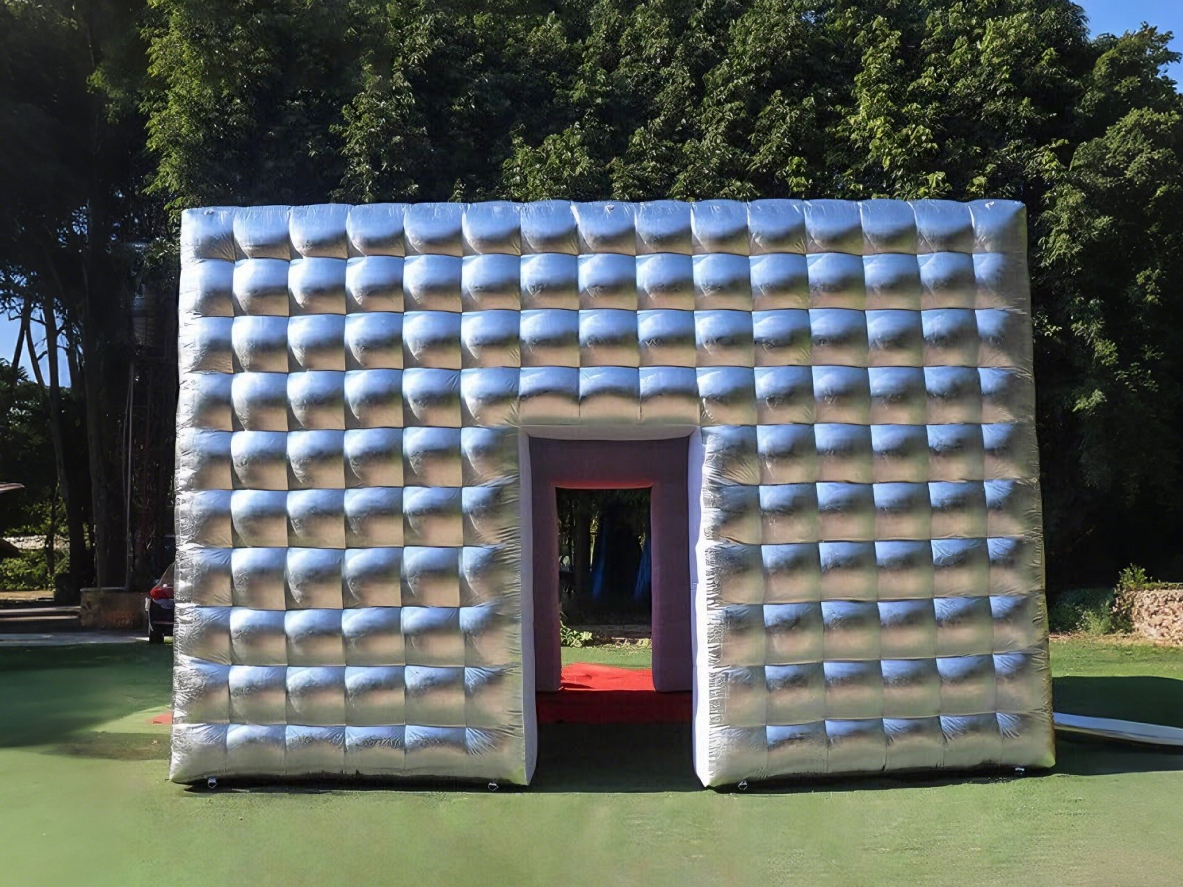 13x13FT Silver Commercial Inflatable Cube