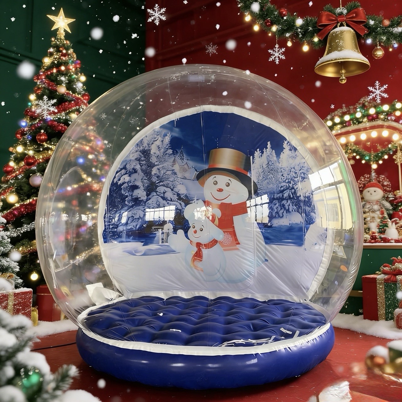 4M Inflatable Snow Globes with solid base