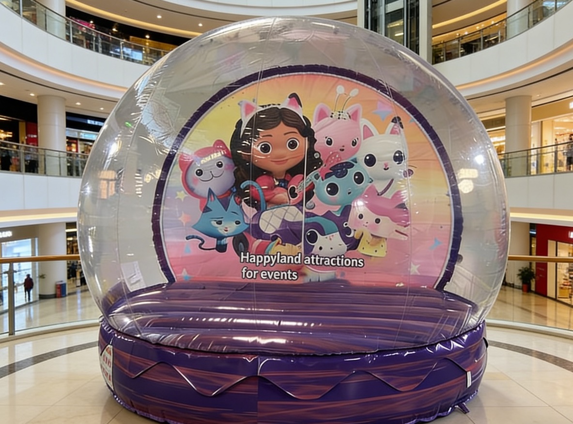 3m Giant Inflatable Snow Globe Christmas Decorations Outdoor