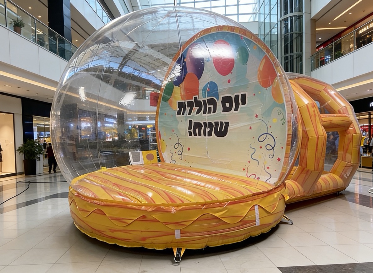 Inflatable Bubble Tent with Tunnel for promotions and events