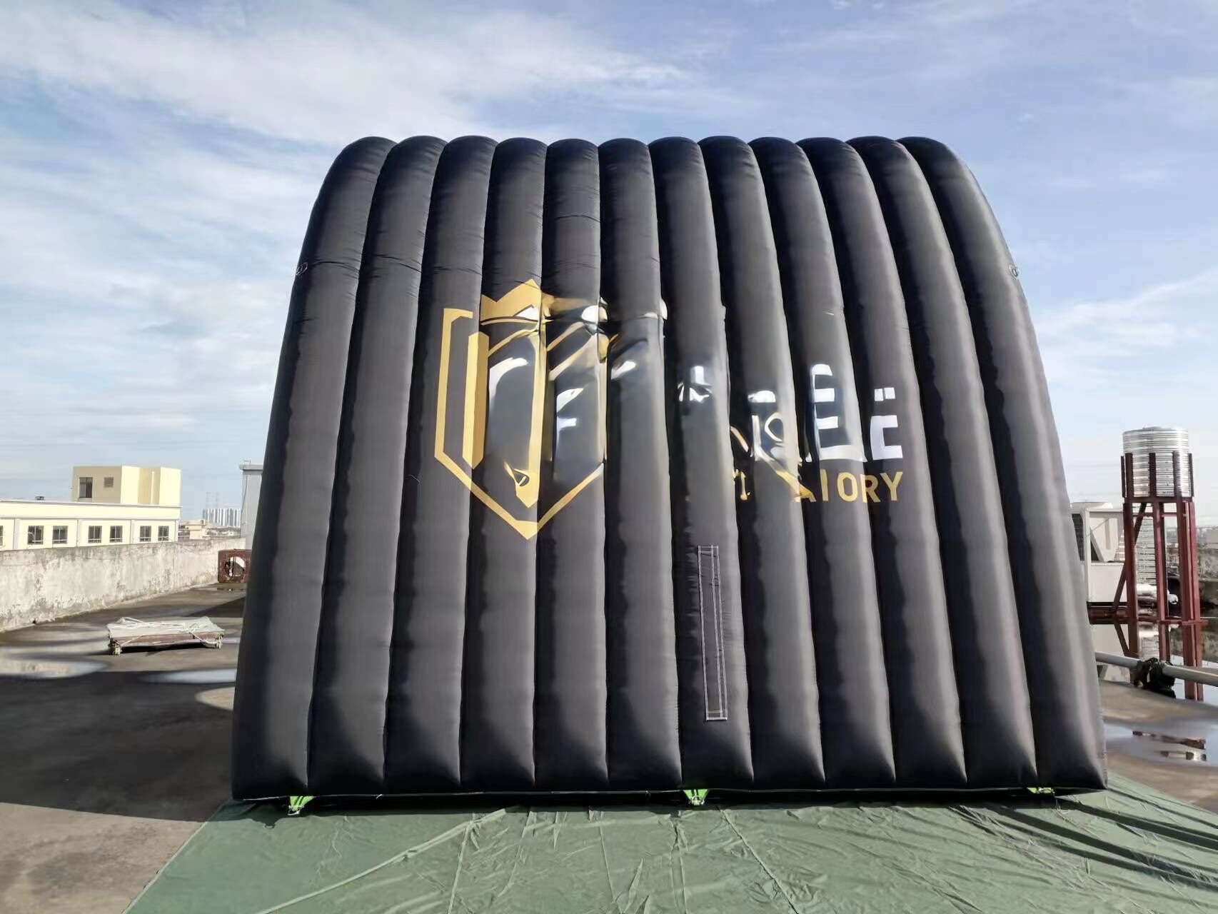 Ribbed Arch Inflatable Tunnel Tent