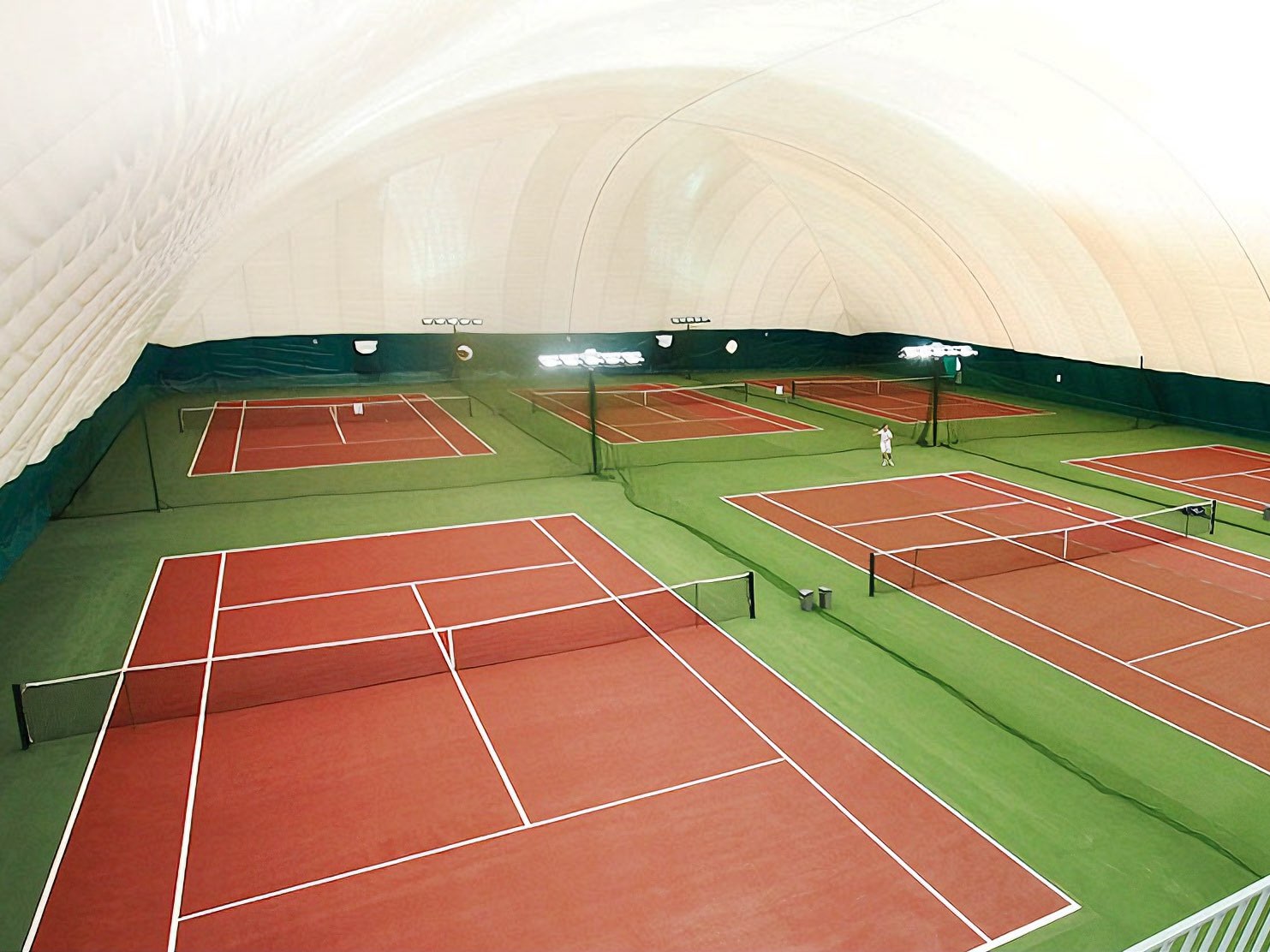 Air-Supported Tennis Center Inflatable Tennis Dome
