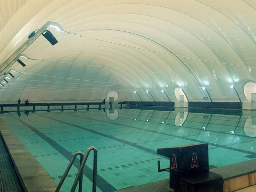 Air-Supported Inflatable Pool Ultimate Worksite Enclosure