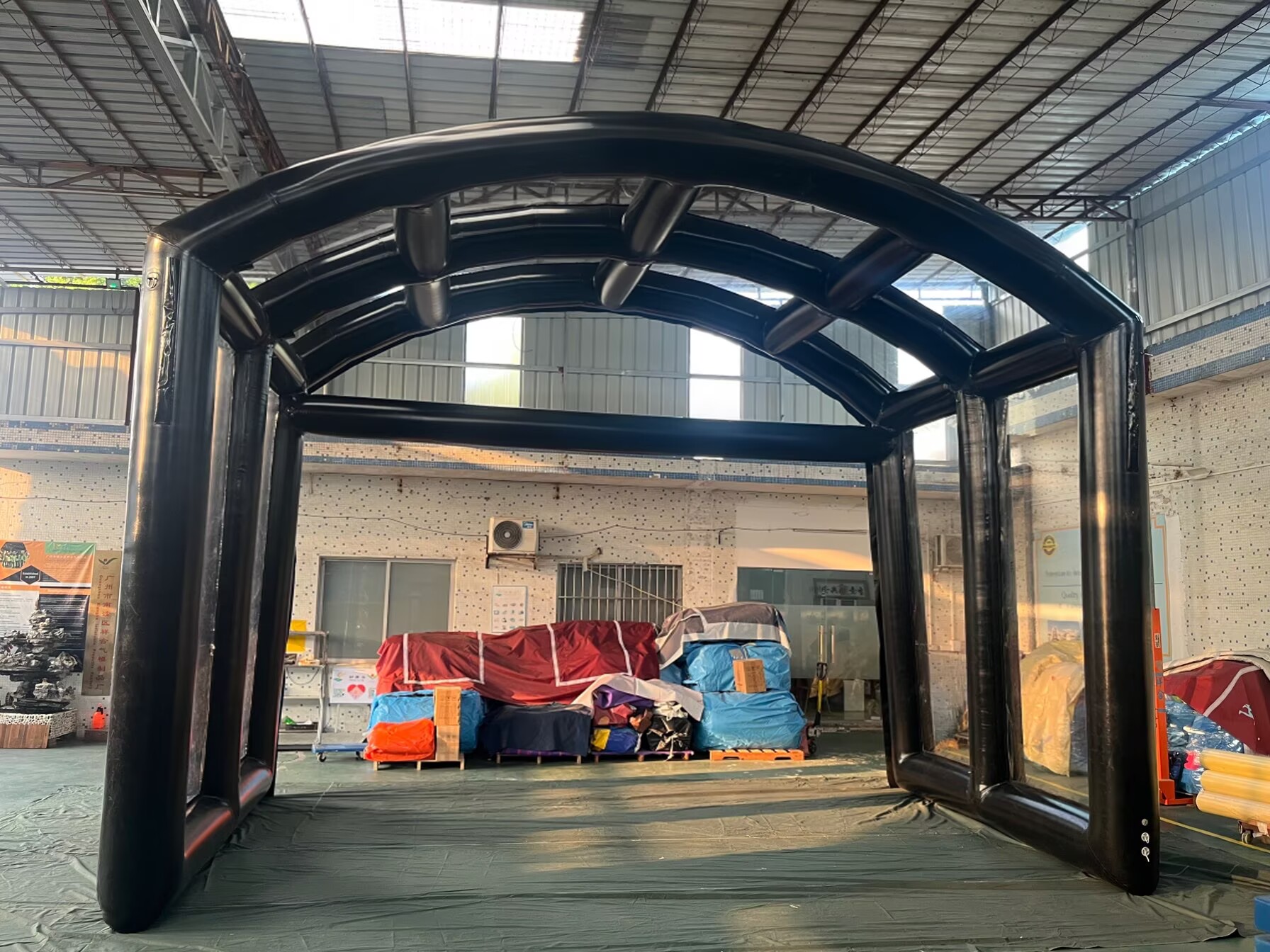 4x7m Inflatable Stage Tent with Clear Walls